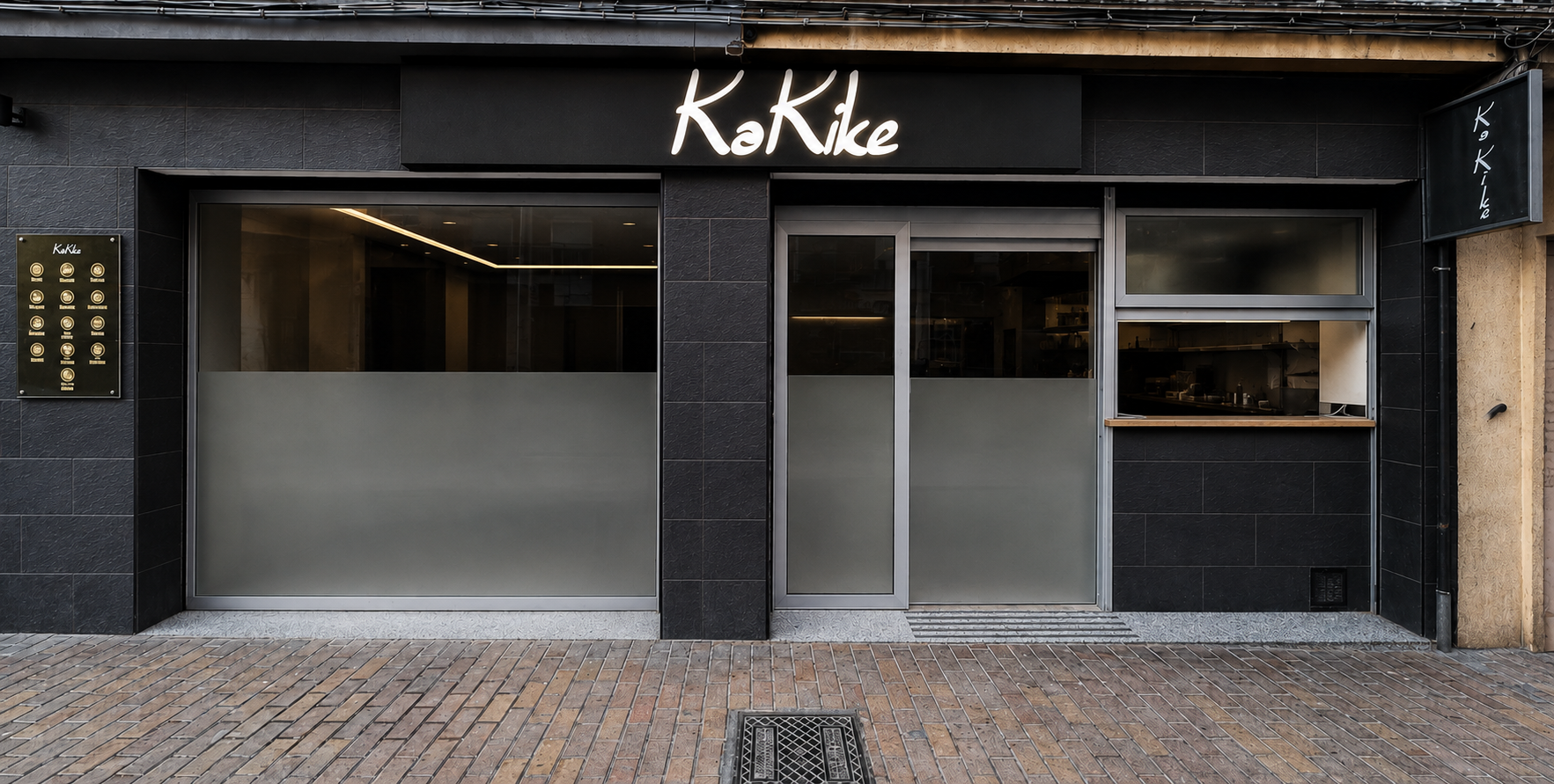Platos y fachada de Ka-Kike